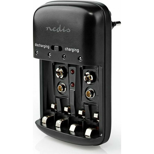 NEDIS BACH07 Φορτιστής για μπαταρίες NiCd και Ni-MH AA / AAA / 9V